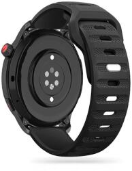 Tech-Protect Samsung Galaxy Watch 4 / 5 / 5 Pro / 6 szilikon sport szíj - Tech-Protect IconBand Line Watch Band - 40/42/43/44/45/46/47 mm - black (FN0568) (FN0568)