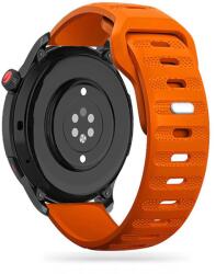 Tech-Protect Samsung Galaxy Watch 4 / 5 / 5 Pro / 6 szilikon sport szíj - Tech-Protect IconBand Line Watch Band - 40/42/43/44/45/46/47 mm - orange (FN0564) (FN0564)