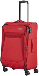 Travelite Chios piros 4 kerekű bővíthető közepes bőrönd (80048-10)