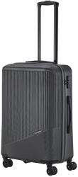 Travelite Bali antracit 4 kerekű közepes bőrönd (72348-04)