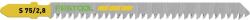 Festool Fűrészlap dekopírfűrészhez, fára 75 mm S 75/2, 8/5 - 5db - Festool (204260)