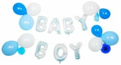 Baby Boy fólia lufi, léggömb szett - Kék