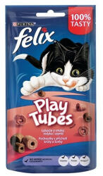 FELIX Állateledel jutalomfalat FELIX Play Tubes macskáknak pulyka-sonka 50 g - papir-bolt