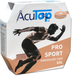 AcuTop Pro Sport XXL Kineziológiai Tapasz 5 cm x 35 m Bézs (SGY-AT3ProG-ACU) - sportgyogyaszati