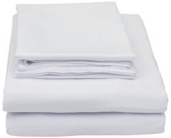 HomePuls Cearșaf de pilotă Bumbac 100% Percale 150x220 cm Alb