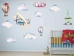 4 Decor Sticker Acuarela pentru camerele celor mici