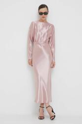 Calvin Klein ruha rózsaszín, maxi, egyenes - rózsaszín 36