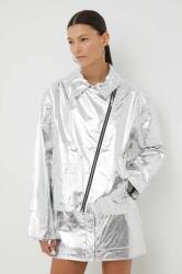 Stine Goya rövid kabát Rockey női, ezüst, átmeneti, oversize - ezüst XS