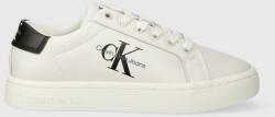 Calvin Klein bőr sportcipő CLASSIC CUPSOLE LACEUP LTH WN LACE UP - fehér Női 36