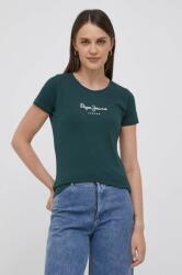 Pepe Jeans t-shirt női, zöld - zöld S - answear - 8 890 Ft