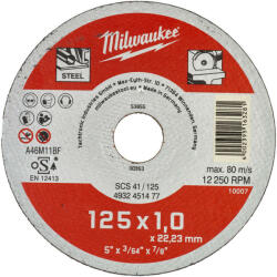 Milwaukee 125 mm 4932451478 Disc de taiere