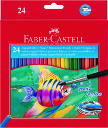 Faber-Castell Aquarell színes ceruza 24 db + ecset (114425)