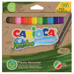 CARIOCA Флумастери Recycled Jumbo 12 цвята