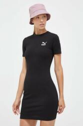 PUMA ruha fekete, mini, testhezálló - fekete XS - answear - 16 790 Ft