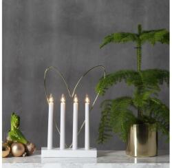 EGLO 410978 - Karácsonyi gyertyatartó GLOSSY HEART 4xE10/3W/230V 410978 (EG410978)