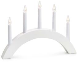 Markslöjd 704469 - Karácsonyi gyertyatartó ATLE 5xE10/3W/230V fehér 704469 (ML0749)
