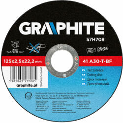 GRAPHITE 125 mm 57H708 Disc de taiere
