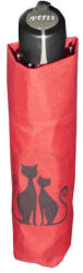 Doppler Mini szálas esernyő Álmodozó macskák, piros (726465C06)