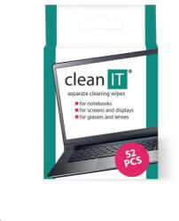 Clean IT Nedves tisztító törlőkendők 52 db (CL-150)