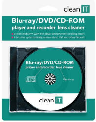 Clean IT tisztító CD Blu-ray / DVD / CD-ROM lejátszókhoz (a CL-32 cseréje) (CL-320)