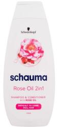 Schwarzkopf Schauma Rose Oil 2in1 șampon 400 ml pentru femei
