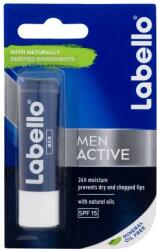 Labello Men Active 24h Moisture Lip Balm SPF15 balsam de buze 4, 8 g pentru bărbați