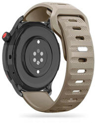 Samsung Galaxy Watch 4 / 5 / 5 Pro / 6 szilikon 20 mm-es sport szíj - Tech-Protect IconBand Line Watch Band - 40/42/43/44/45/46/47 mm - army sand
