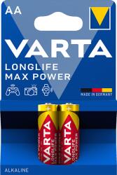 VARTA Longlife MaxPower mikro/ AAA/ LR03 alkáli elem, 2 db (4703101412) (4703101412)