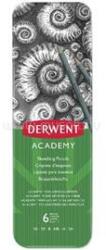 Derwent Academy 6db-os (3B-2H)fémdobozos grafit vázlatceruza készlet (DERWENT_2301945) (DERWENT_2301945)