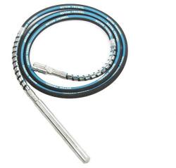 Beton Trowel Ax flexibil de transmisie pentru vibrator de beton HUMDINGER HDV, lungime 4m, cu cap de vibrare Ø 48mm