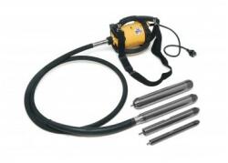 Enar Vibrator pentru beton DINGO ENAR, ax antrenare 4m, cap vibrare 25mm