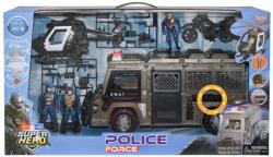 Hero Combat Set vehicule SWAT cu sunete si lumini si 3 figurine, Hero Combat, Police Force