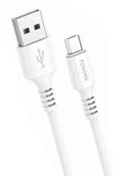 Foneng Cablu de Date Foneng USB to Micro USB, X85 3A Quick Charge, 1m (Alb) (32892)