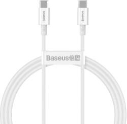 Baseus Cablu de Date Baseus Superior Series USB-C to USB-C, 100W, 1m (Alb) (21036)