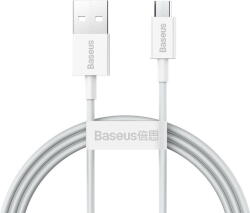 Baseus Cablu de Date Baseus Superior Series USB to micro USB, 2A, 1m (Alb) (21031)