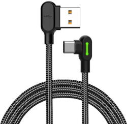 Mctoto Cablu de Date Mctoto USB to USB-C CA-5280 LED, 0.5m Negru (26472)