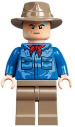 LEGO® jw096 - LEGO Jurassic World Alan Grant minifigura, vízfoltokkal (jw096)