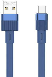 REMAX Cablu de Date Remax USB-C Flushing, 2.4A, 1m Albastru (30552)