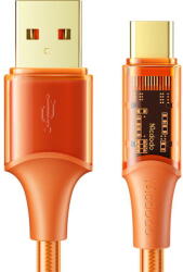Mctoto Cablu de Date Mctoto USB to USB-C , CA-2091, 6A, 1.2m (Portocaliu) (27661)