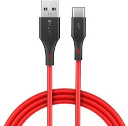 BlitzWolf Cablu de Date BlitzWolf USB-C BW-TC15 3A 1, 8 m - Rosu (15400)