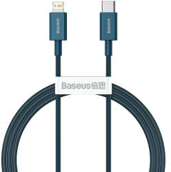 Baseus Cablu de Date Baseus USB-C k iP, 20W, PD, 1m (Albastru) (6953156205321)