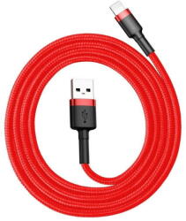 Baseus Cablu de Date Baseus Cafule USB Lightning 2, 4A 0, 5m - Rosu (15312)