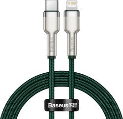 Baseus Cablu de Date Baseus USB-C for Lightning Cafule, PD, 20W, 1m (Verde) (22129)