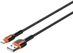 LDNIO Cablu de Date LDNIO LS532, USB - Lightning 2m (Gri-Portocaliu) (28995)