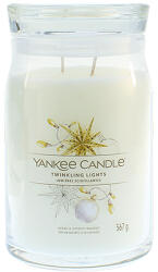 Yankee Candle Twinkling Lights signature gyertya nagy 567 g