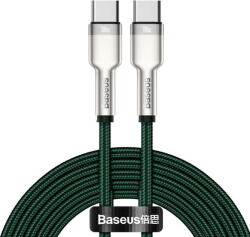 Baseus Cablu de Date Baseus USB-C to USB-C Cafule, 100W, 2m (Verde) (23185)