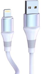 Vipfan Cablu de Date Vipfan USB to Lightning Colorful X08, 3A, 1.2m (Alb) (25533)