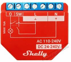 Shelly PLUS1PM-1 csatornás WiFi-s okos relé mérővel