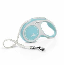 flexi Flexi NEW COMFORT lesă S până la 15kg, 5m bandă - albastru deschis