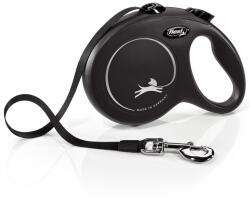 flexi Lesă Flexi NEW CLASSIC lesă L pentru câini de până la 50kg, bandă de 5m- negru